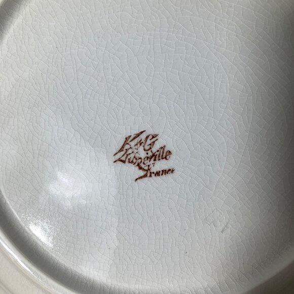 Keller & Guernin Faience Handpainted 10" Plate Seashore Wagtail Bird France #1 - Picture 5 of 9